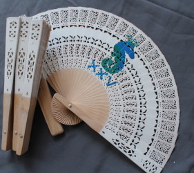Wood Sandal Fan
